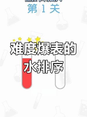 水排序谜题规律
