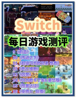 Switch上的男生必玩游戏攻略,解锁你的游戏新世界