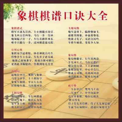 下象棋的六个常识