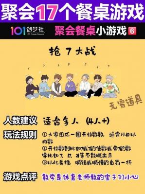 餐桌活跃气氛的小游戏