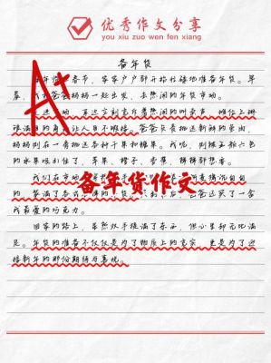 写一篇作文我家的年货400字五年级