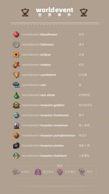 泰拉瑞亚1.3新事件改动及触发条件一览