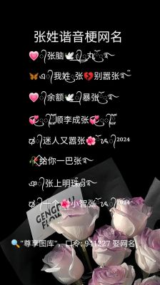 张姓取个幽默网名(精选1080个)