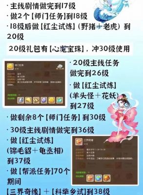 梦幻西游新手攻略
