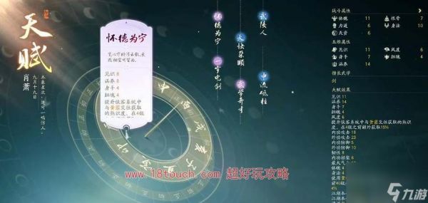 射雕手游开局天赋选什么好?射雕手游天赋选取推荐