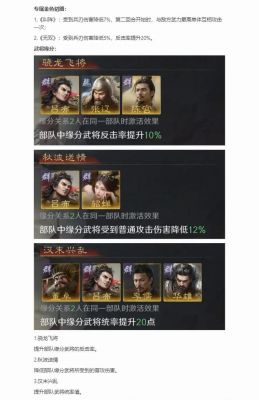三国志吕布传三十六计攻略详解