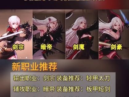 dnf女鬼剑士哪些职业适合新手?