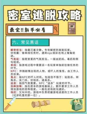 求这个《逃出密室》的全部攻略