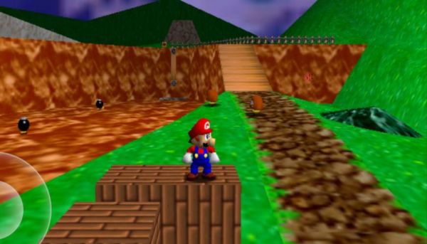 谁知道N64模拟器玩超级马里奥64如何换视角?